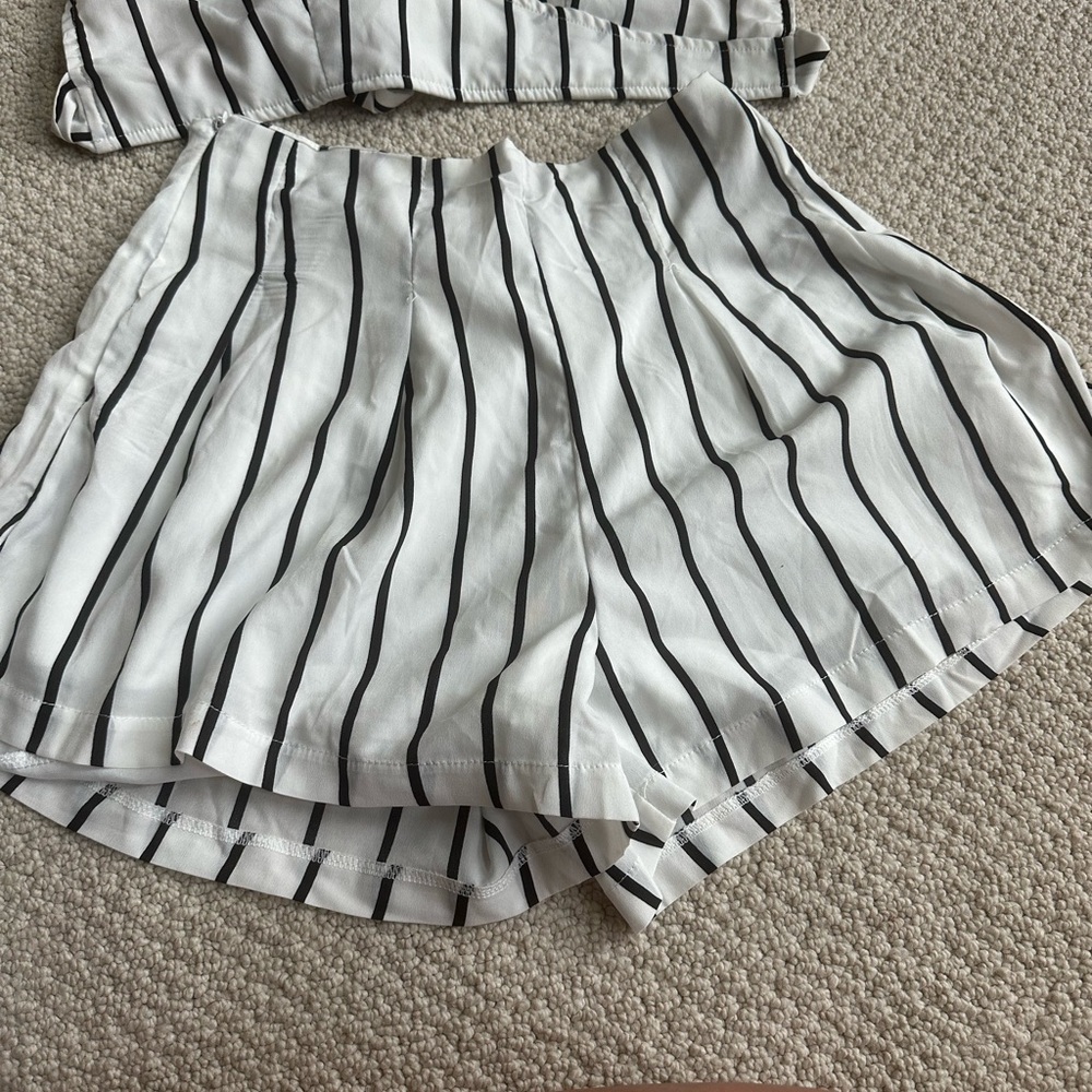 Striped Two-Piece Set - Picture 2 of 8